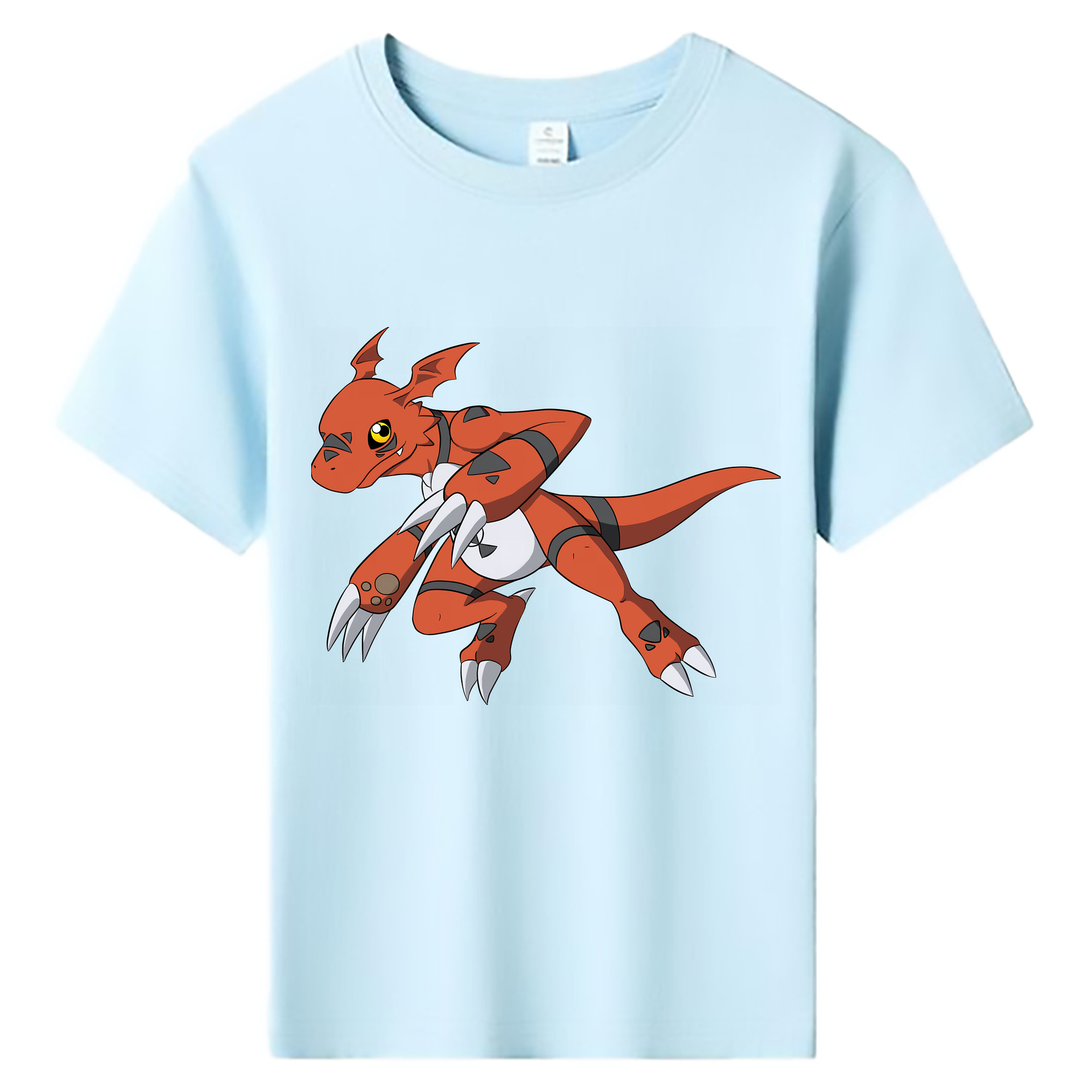 （画像用） Digimon デジタルモンスター/デジモン 綿100％キッズTシャツ（フロントプリント）